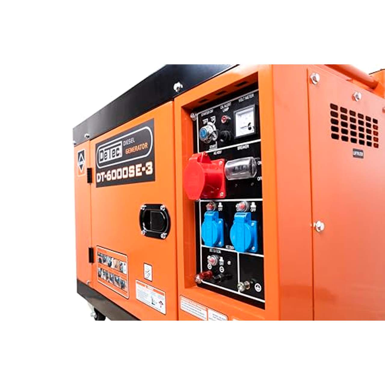 DeTec 3-Phasen Diesel Generator Notstrom Aggregat DT-6000SE-3 230V 5.5 kW max