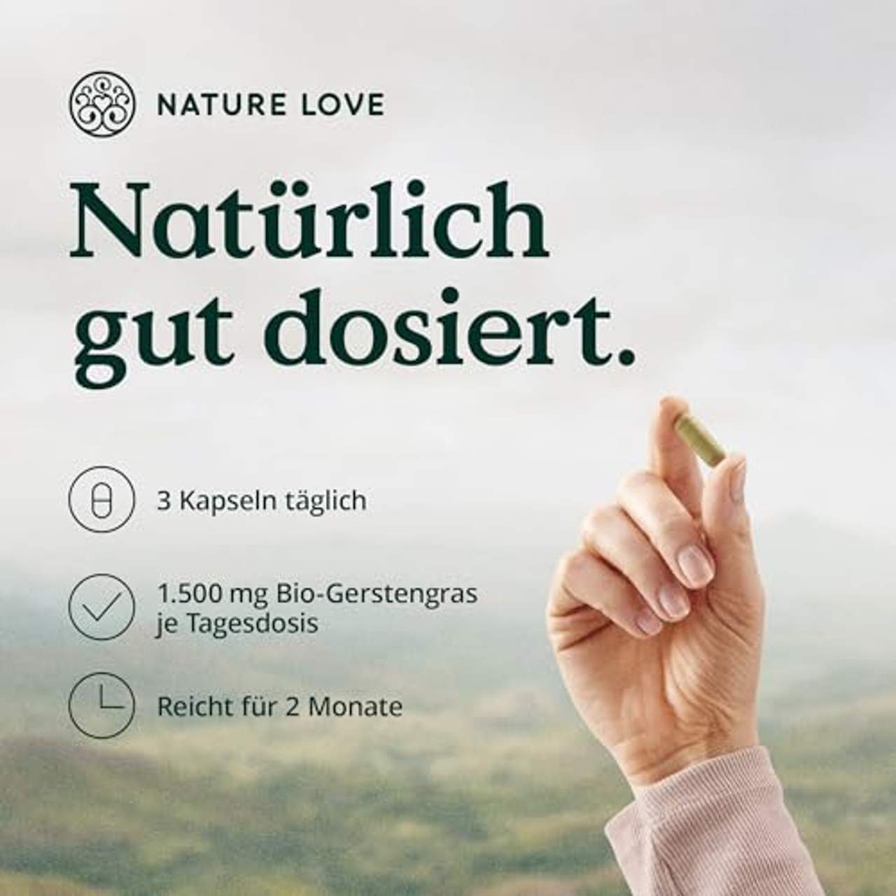 Nature Love Bio Gerstengras Hochdosiert