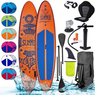 SUP Board Stand up Paddle Paddling Summer Orange 320x76x15cm
