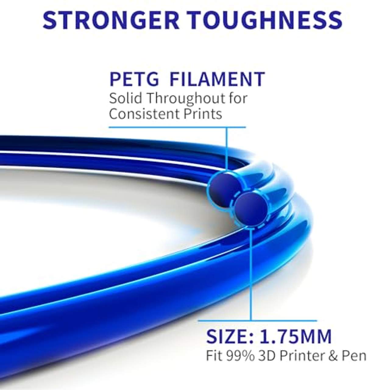 GEEETECH Petg Filament 1.75 mm 1kg Spool