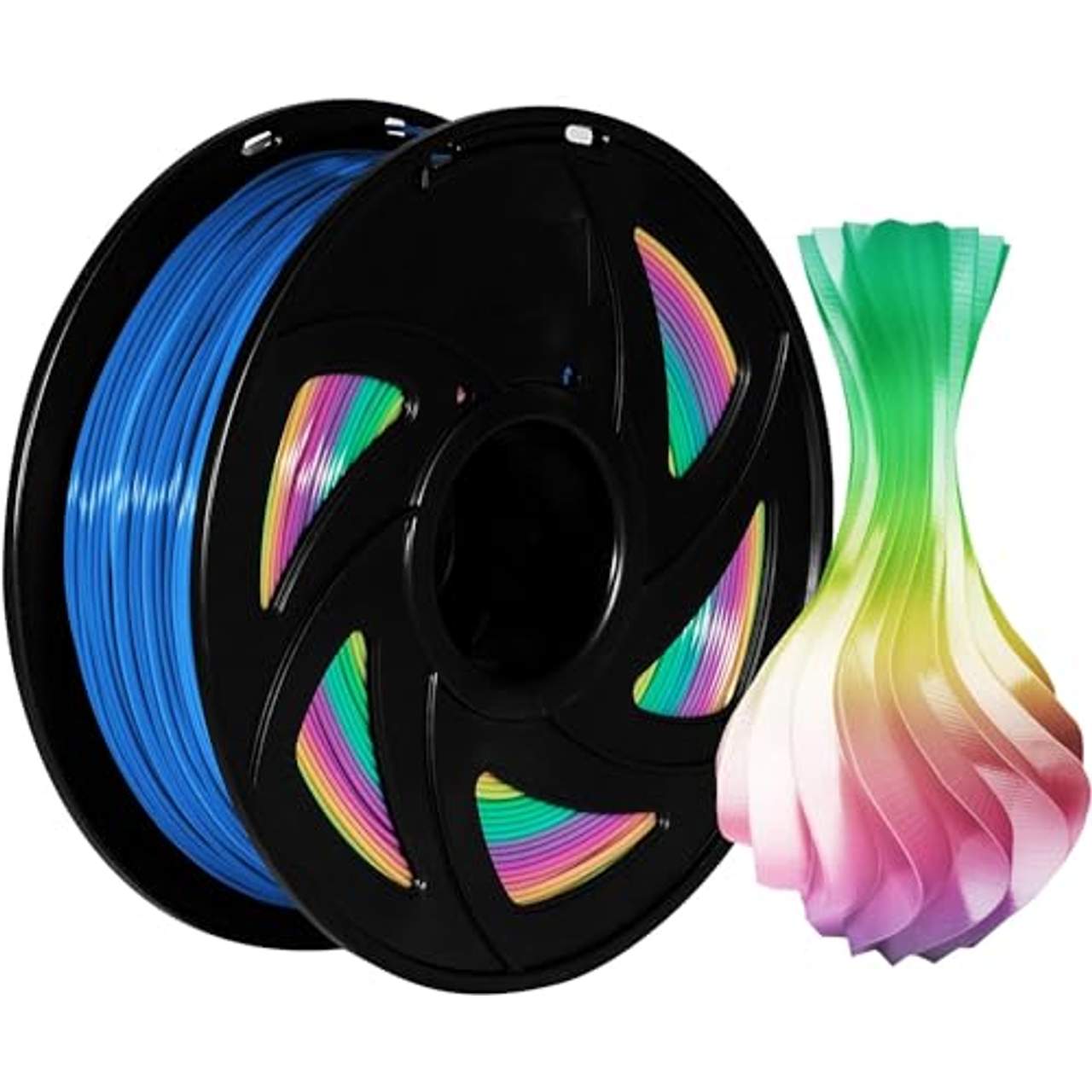 3D Filament Pla 1kg Rainbow 3d Drucker Pla Filament 1.75mm Multicolor