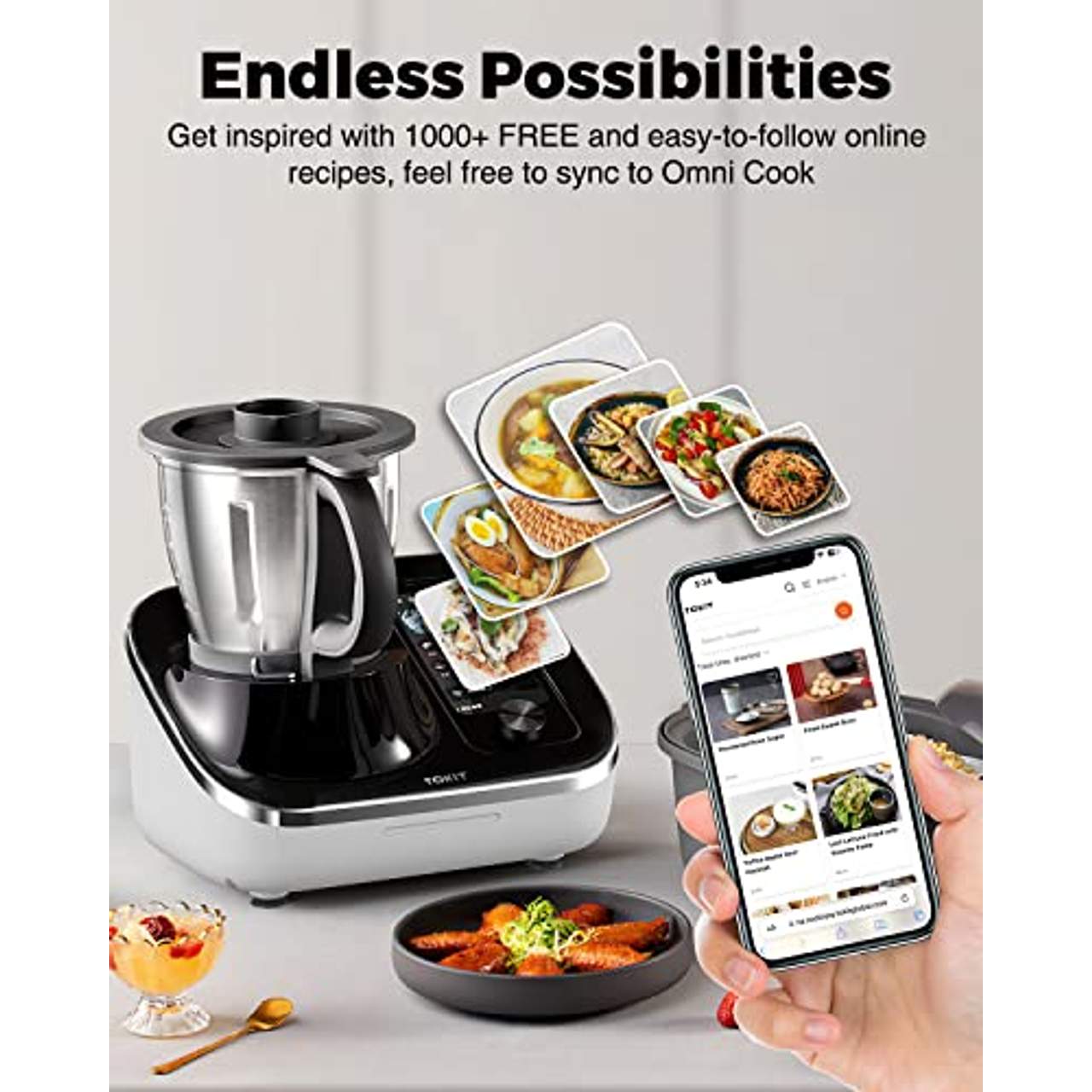 TOKIT Omni Cook Roboter All-in-1 Küchenmaschinen