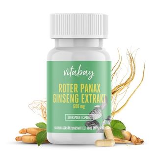 Vitabay Roter Panax Ginseng Extrakt 600 mg