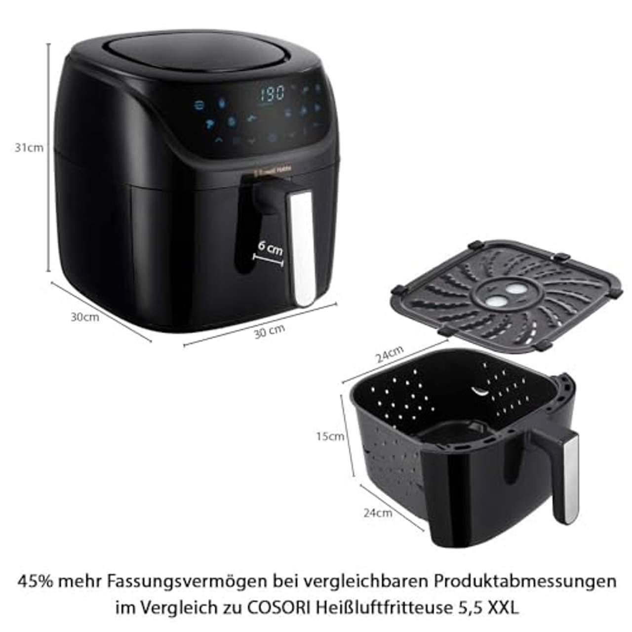 Russell Hobbs Heißluftfritteuse XXL 8l