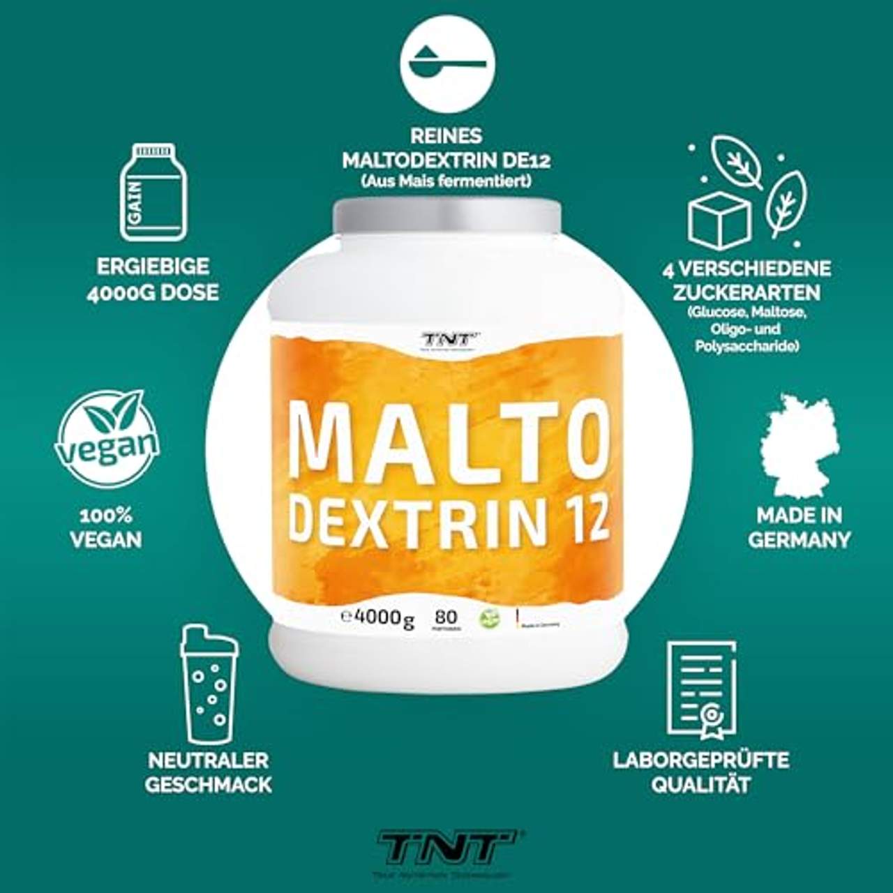 TNT 100% 4 kg Maltodextrin 12