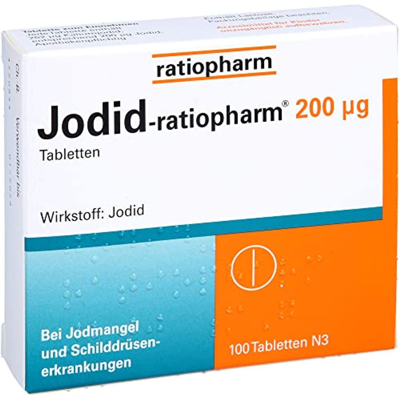 Jodid-ratiopharm 200 μg Tabletten