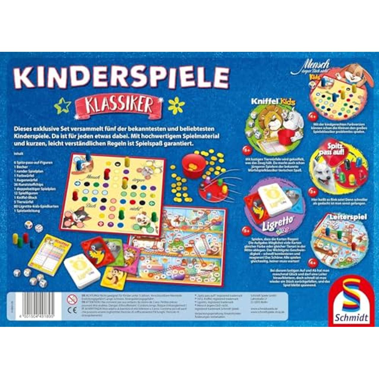 Schmidt Spiele 49189 Kinderspiele Klassiker