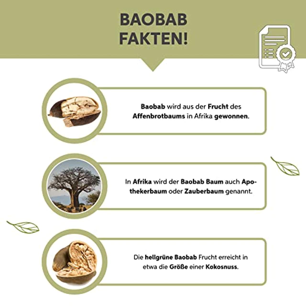 eltabia Bio Baobab-Pulver 1kg