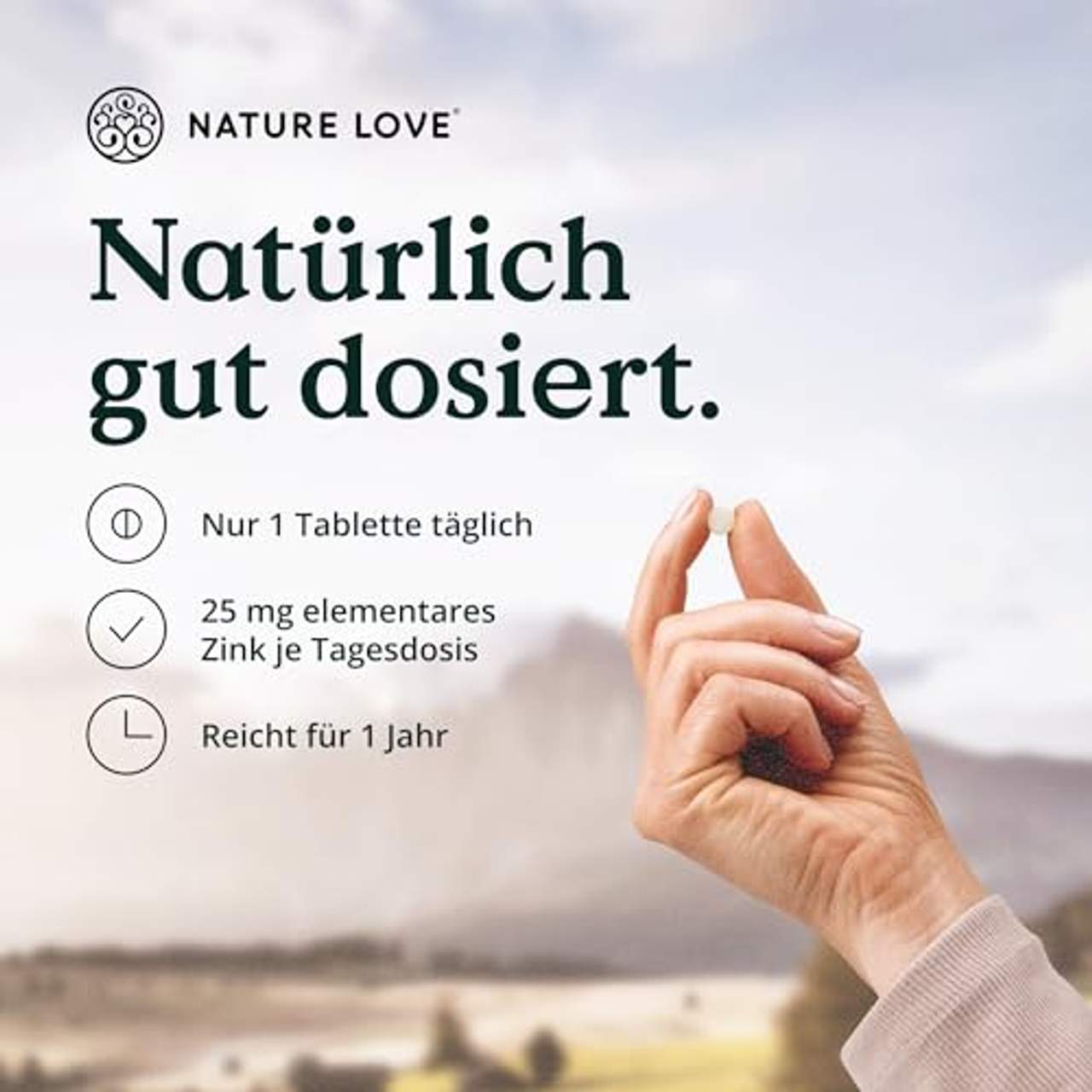 Nature Love Zink 365 Tabletten