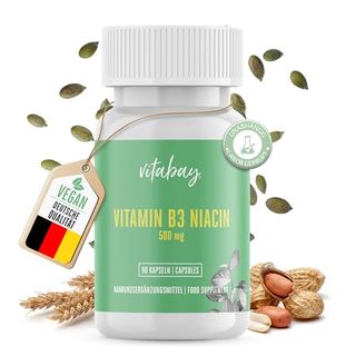 Vitabay Vitamin B3 Niacin Flush free 500 mg