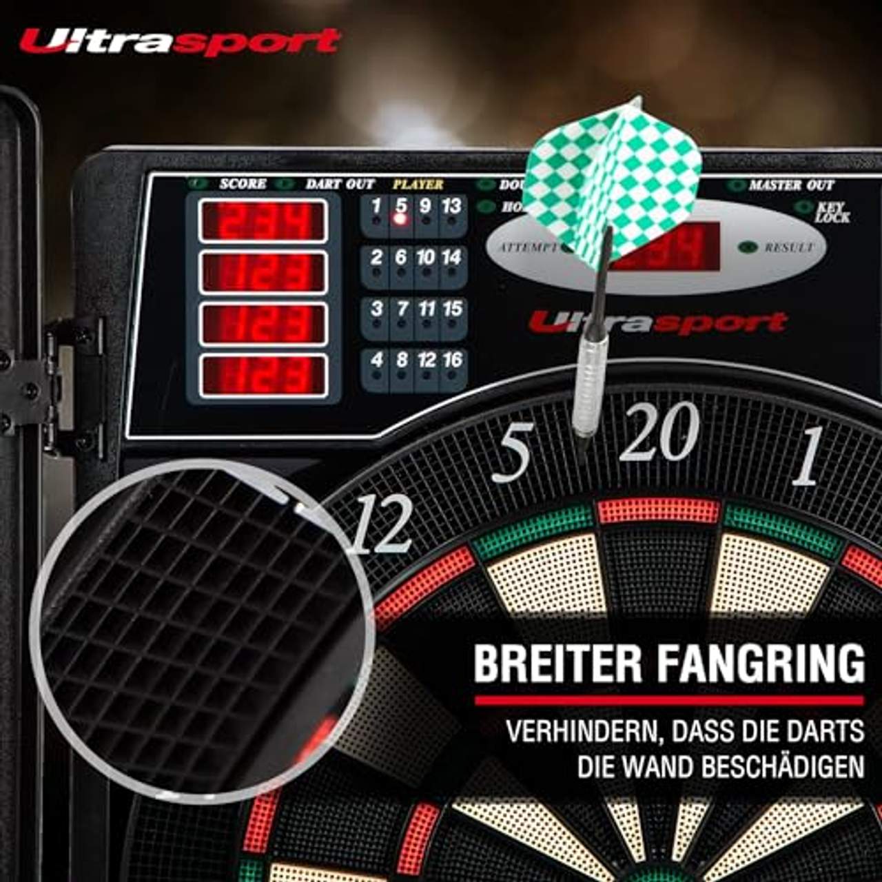 Ultrasport elektrisches Dartboard