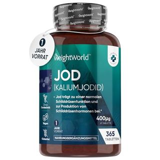 WeightWorld Jod Tabletten 400µg Jod pro Tablette