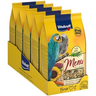 Vitakraft Premium Menü Papageinfutter 5x 1kg