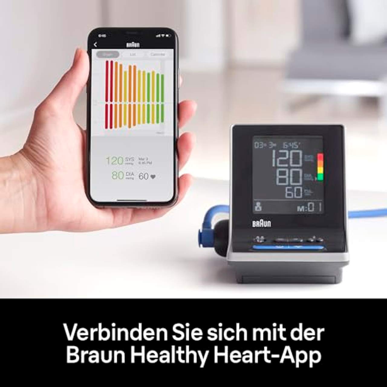 Braun ExactFit 5 Connect Intelligentes Blutdruckmessgerät