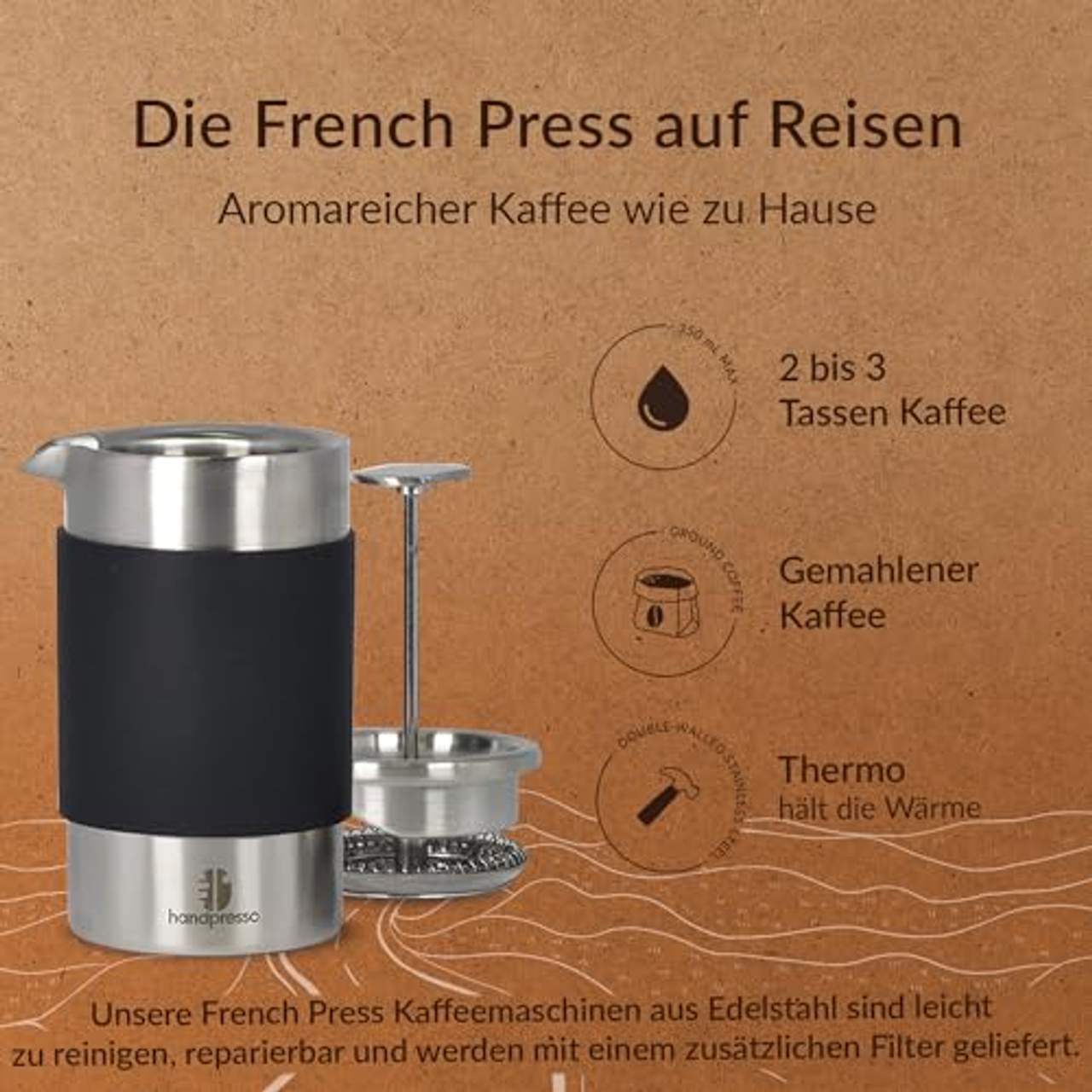 Handpresso Travel Press mit Tasche