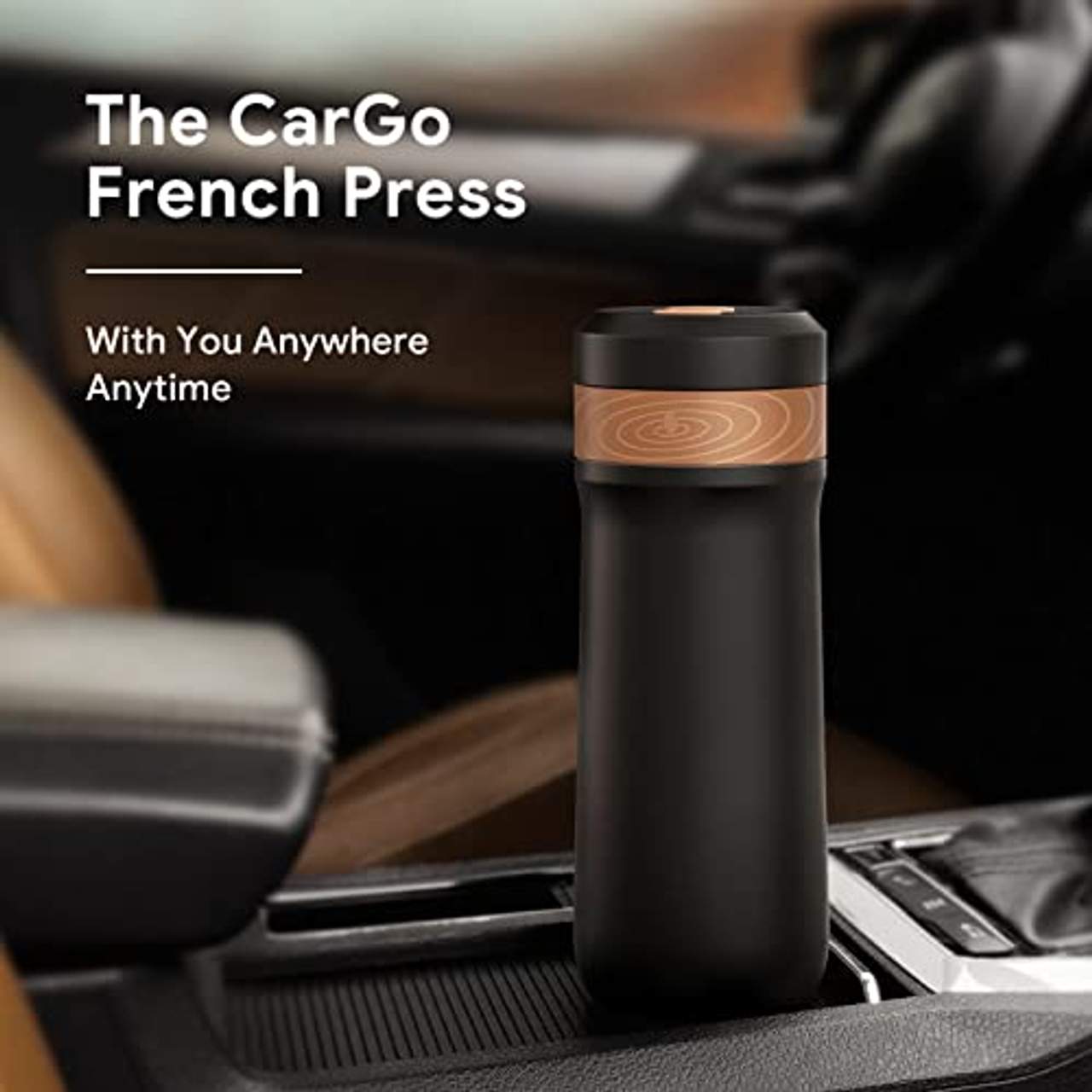 Encoola Tragbare French Press Reise-Kaffeemaschine