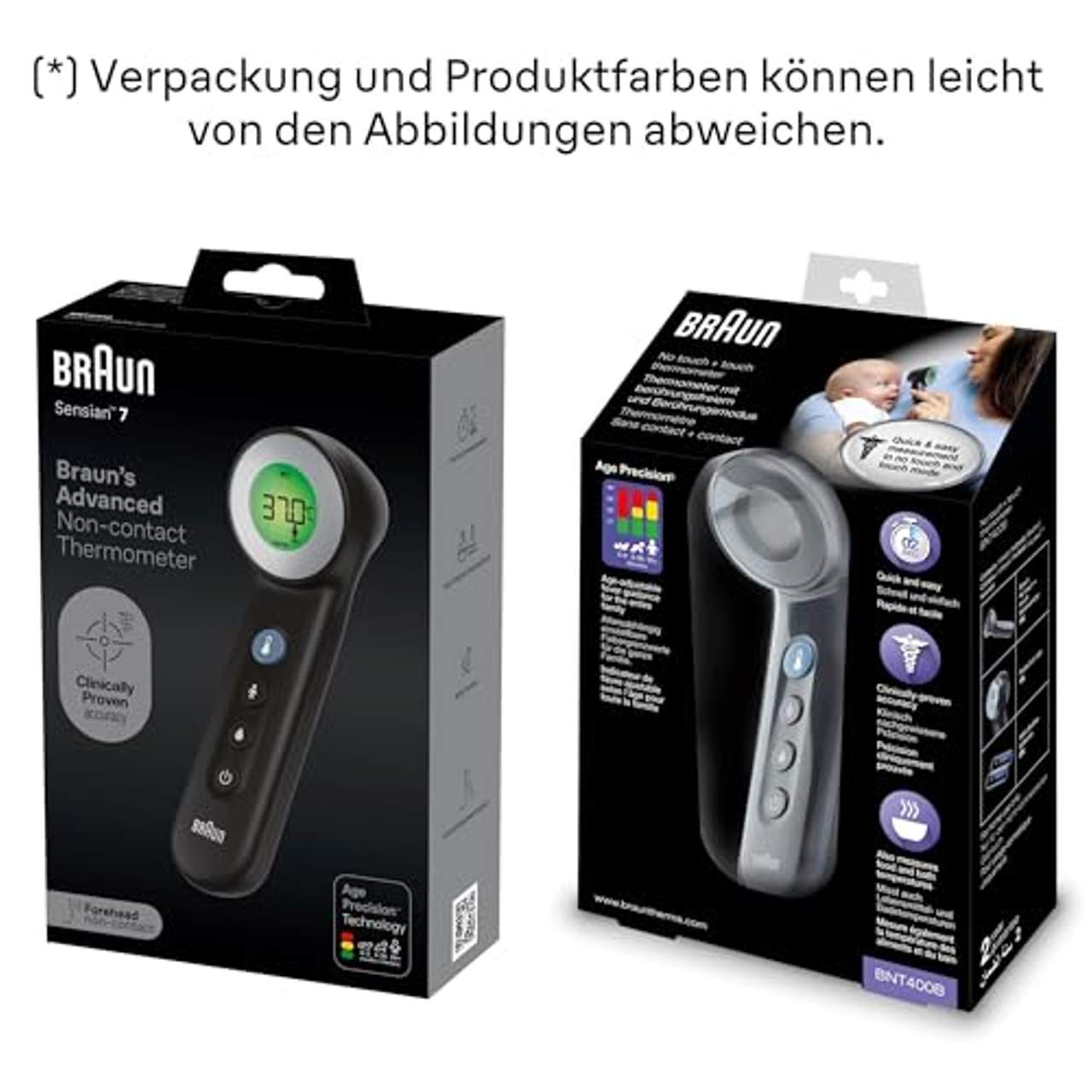 Braun BNT400BWE No touch touch Thermometer
