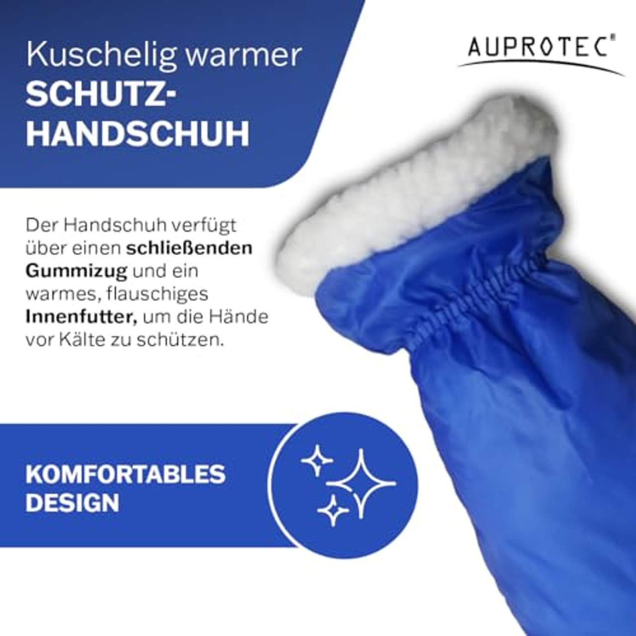AUPROTEC Eiskratzer mit Handschuh