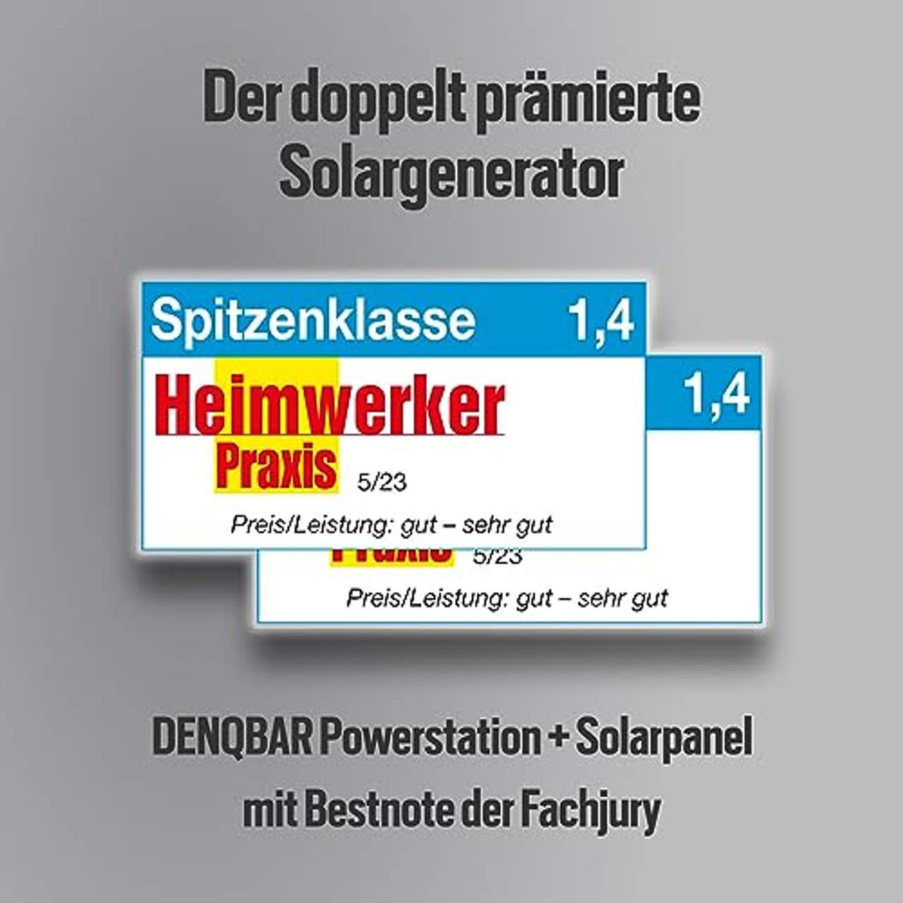 Denqbar Solargenerator NQB 300 mit Solarpanel NQB S100