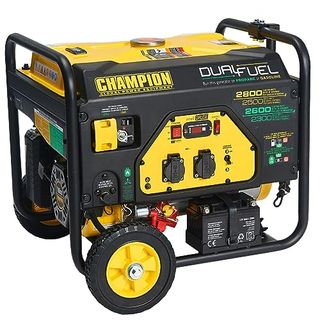 Champion Power Equipment Stromaggregat Benzin + Gas (Dual Fuel)