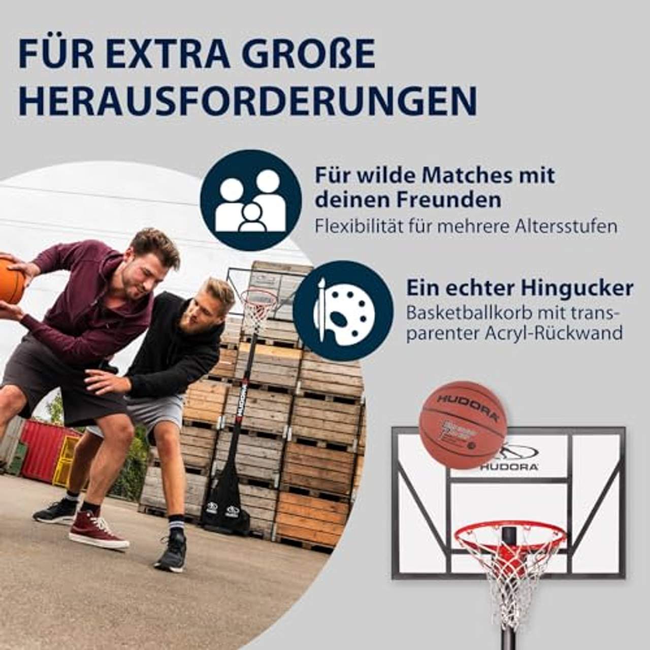 HUDORA Basketball-Ständer 305 Competition Pro