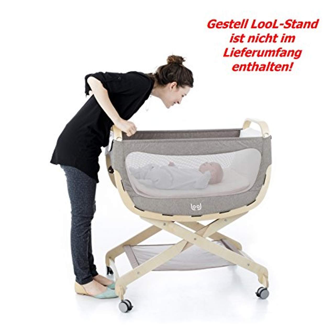 LooL Design Babywiege 0-6 Monate Wiege bis 15 kg