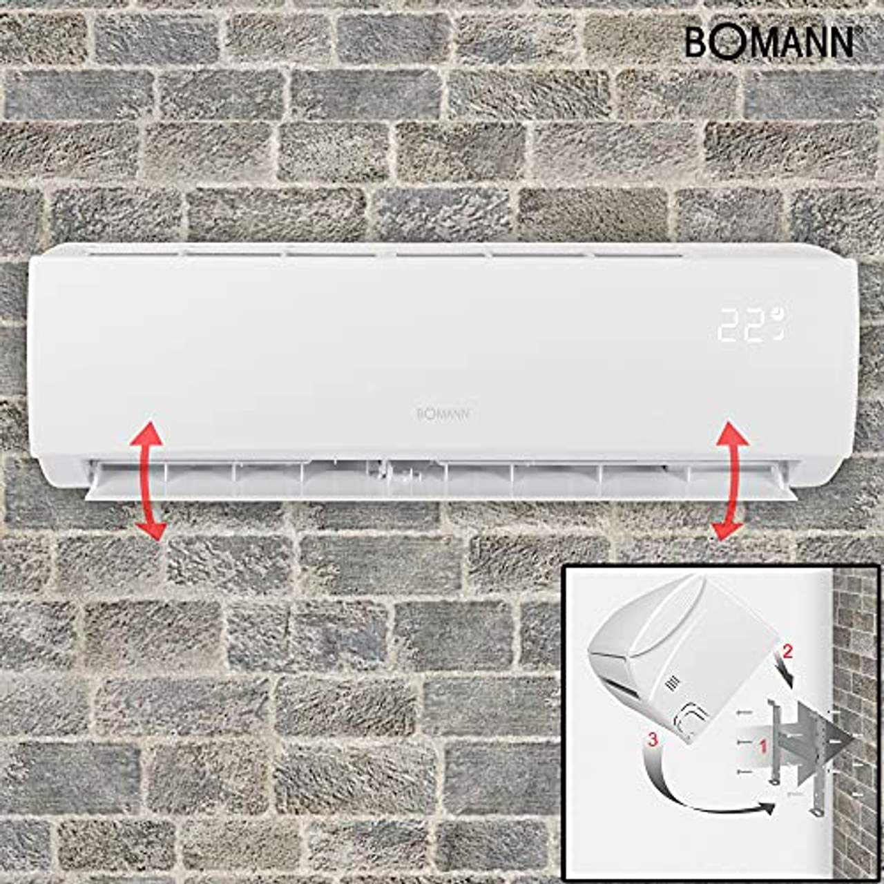 Bomann A++ WiFi-Klimaanlage CL 6045 QC CB