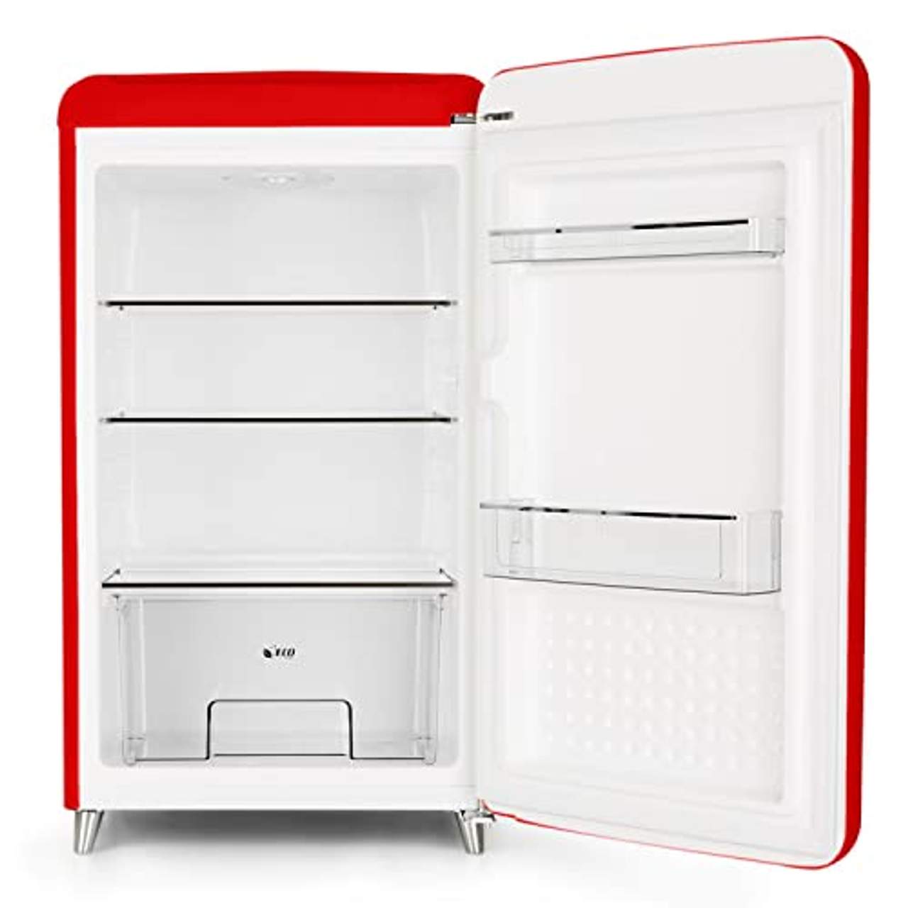 Klarstein PopArt-Bar Retro-Kühlschrank Mini-Kühlschrank