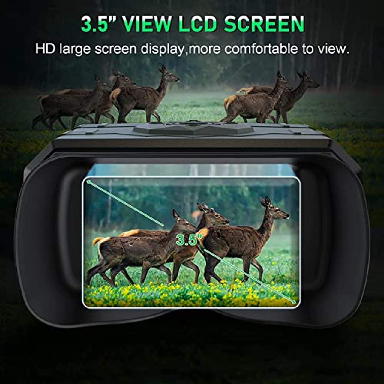 Cozion Nachtsichtgeräte Cozion Nachtsichtgerät 1080P HD Digital Infrarot Nachtsicht Fernglas