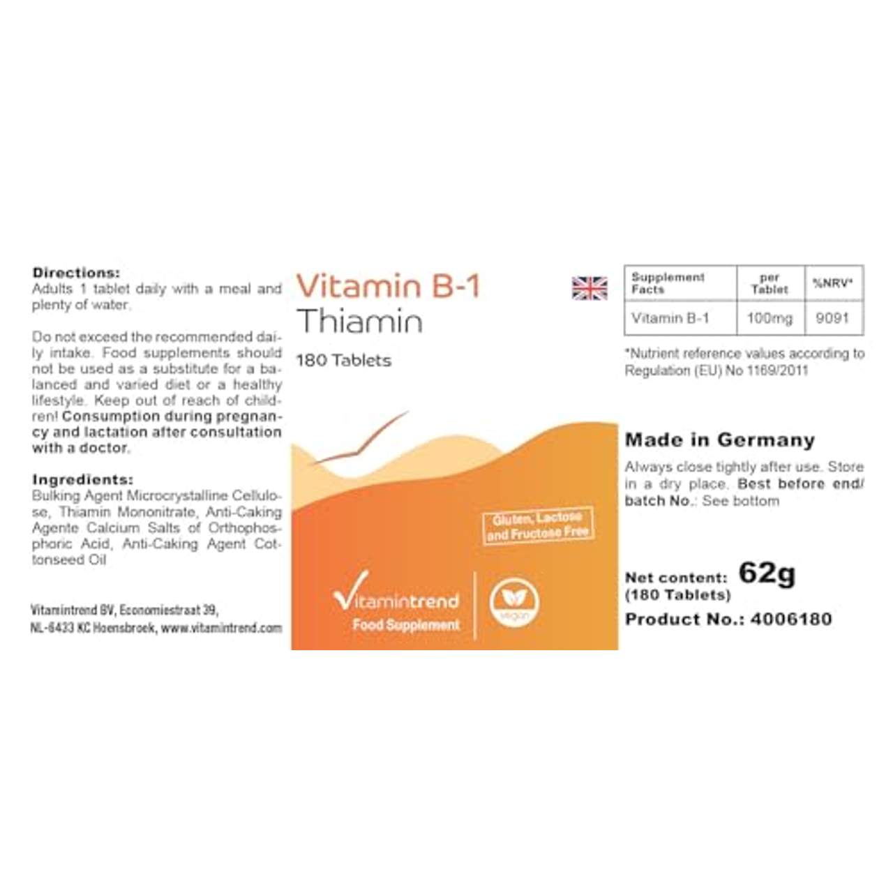 Vitamintrend Vitamin B1