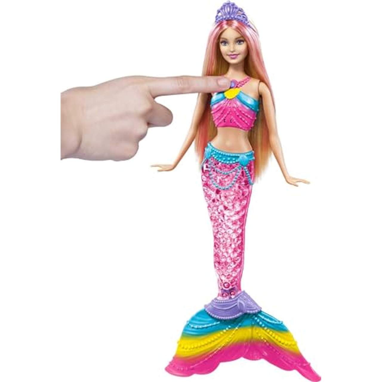 Barbie DHC40 Dreamtopia Regenbogenlicht Meerjungfrau Puppe