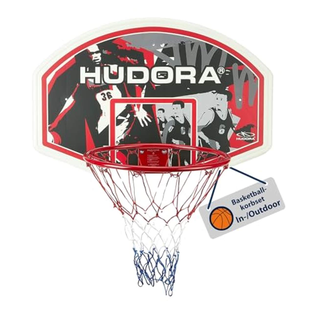 HUDORA Basketballkorb-Set In- Outdoor