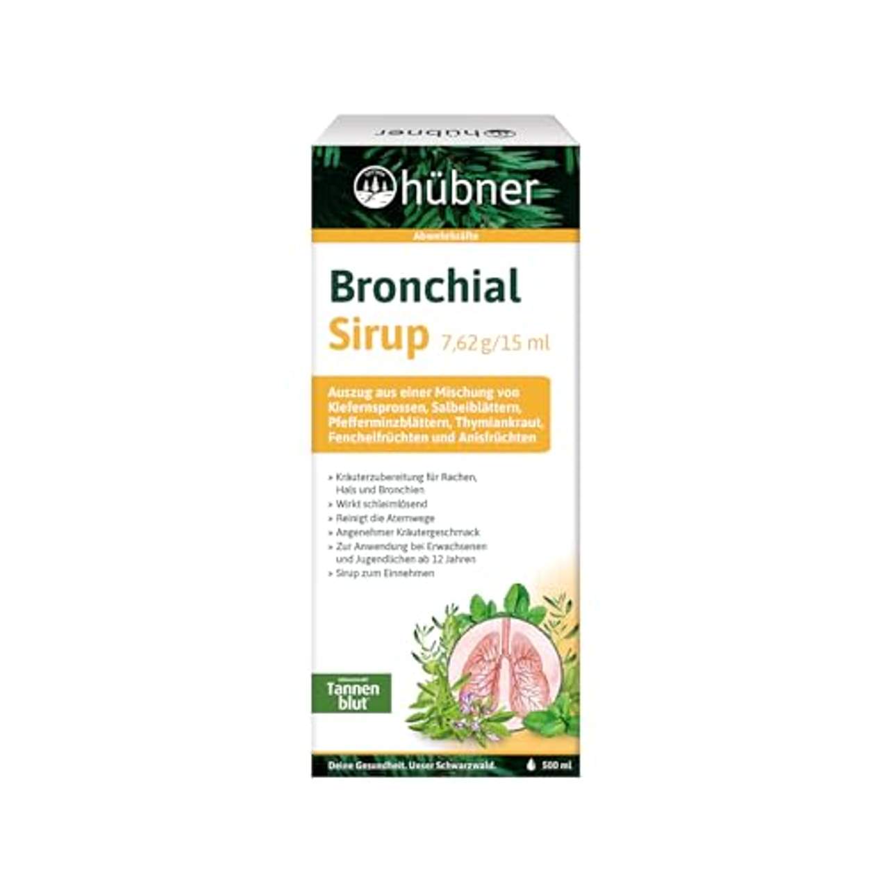 Hübner Tannenblut Bronchial-Sirup Trinksaft 500 ml