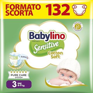 Babylino Sensitive Midi 132 Windeln Größe 3