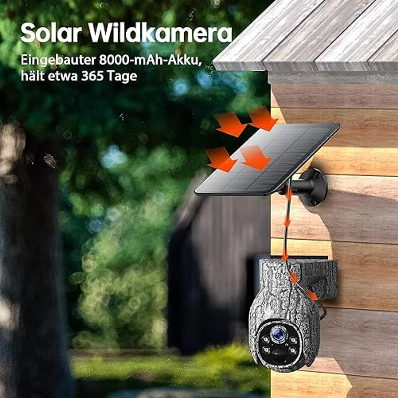 4G LTE Wildkamera Solar