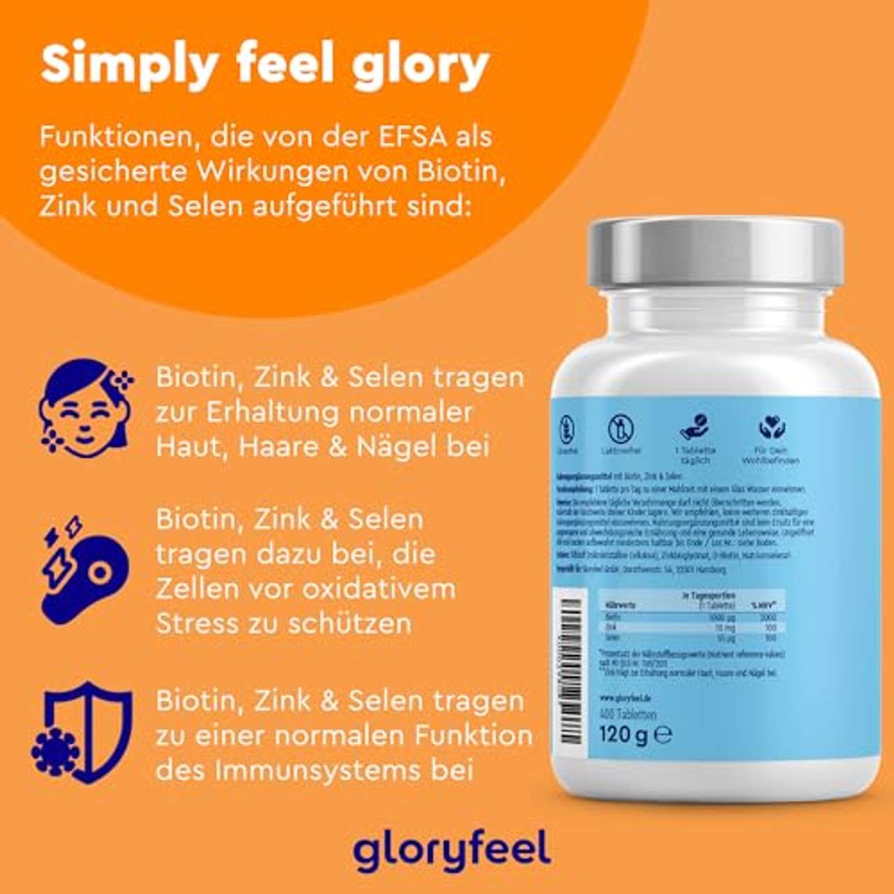 gloryfeel Biotin Zink