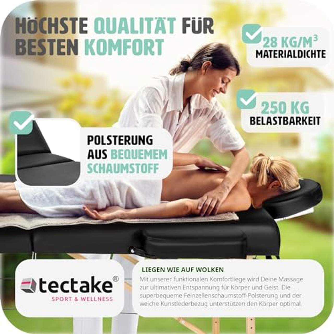 TecTake Mobile Massageliege