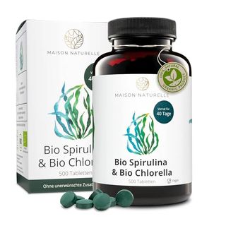 Maison Naturelle Bio Spirulina & Chlorella Mix Presslinge