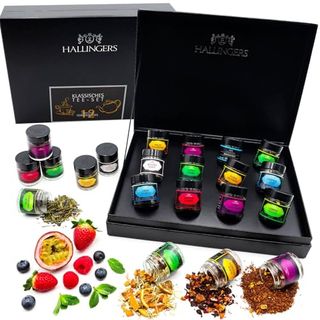 Hallingers 12er Tee-Geschenk-Set mit Tee aus aller Welt