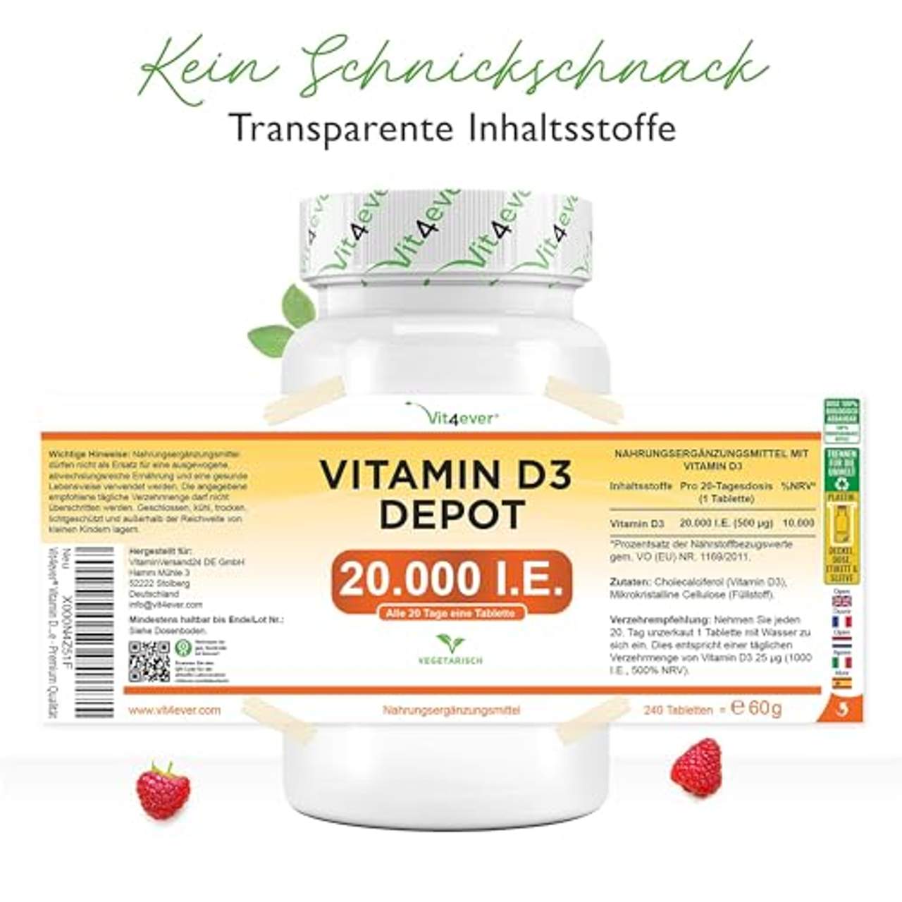 Vitamin D3 20.000 I.E
