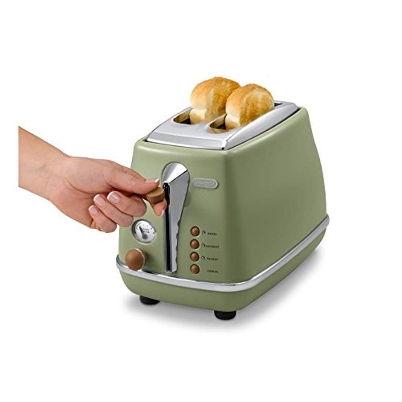De'Longhi CTOV 2103.GR Toaster Icona Vintage