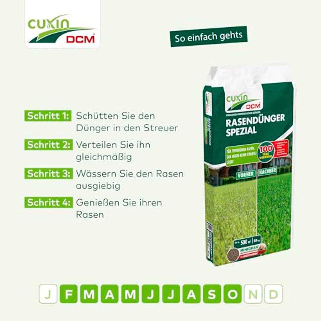 Cuxin Rasendünger Spezial Minigran 20kg