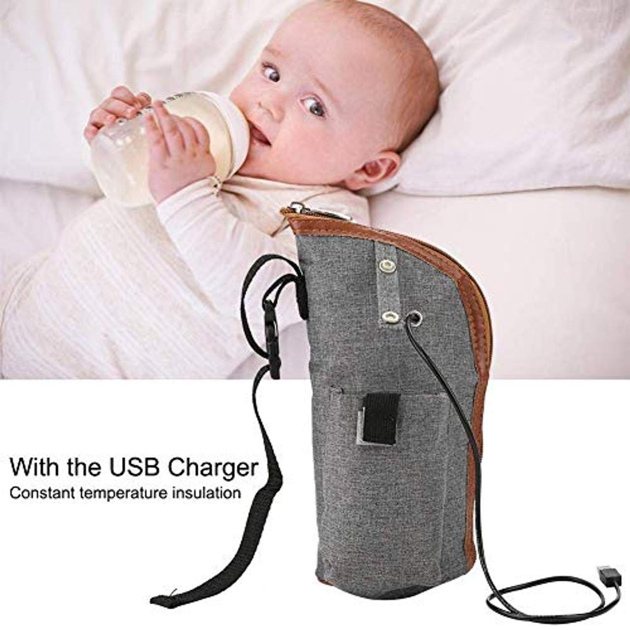 USB Heizung Tragbare Babyflaschenwärmer Infant Fütterung