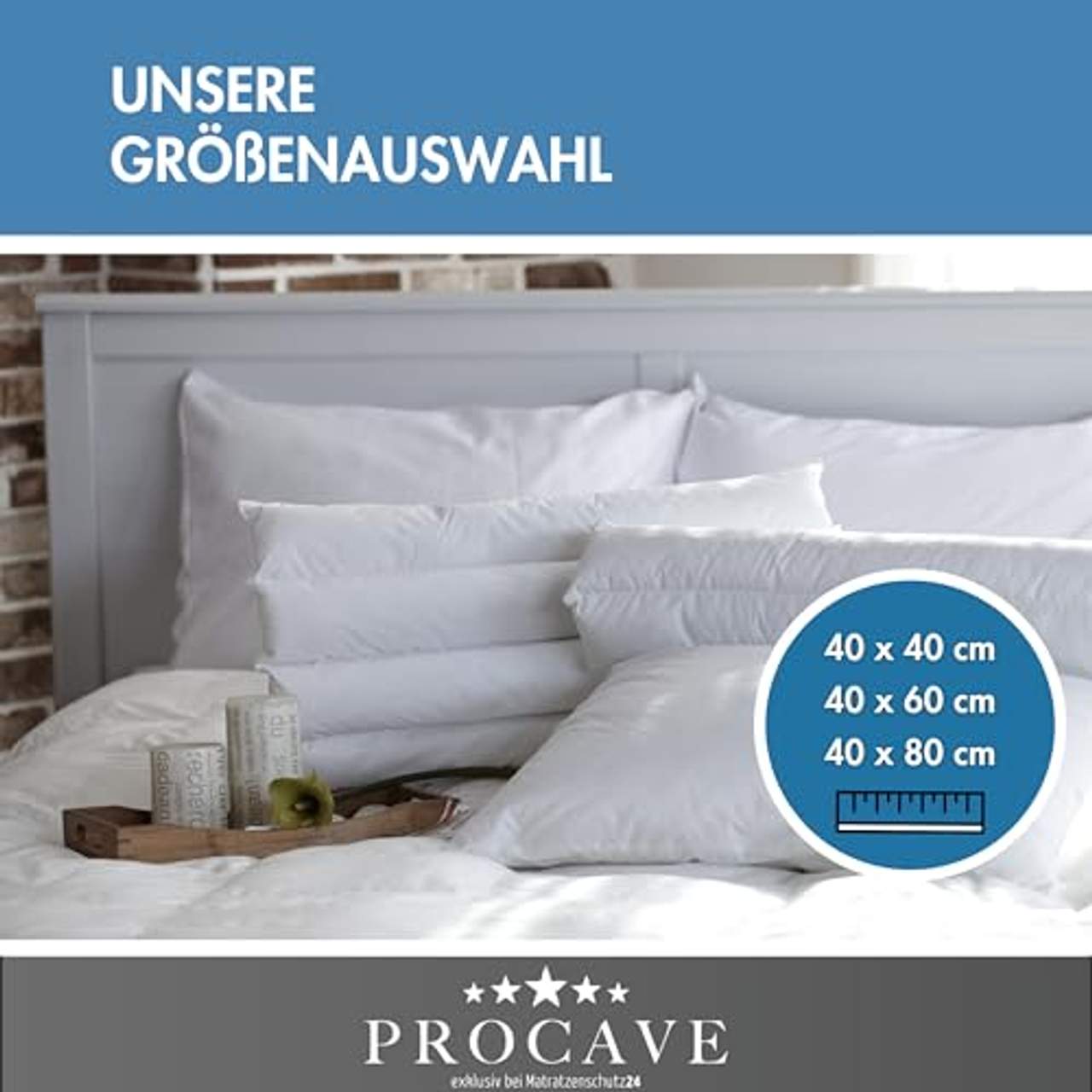 PROCAVE Dinkelkissen 40x80cm made in Germany