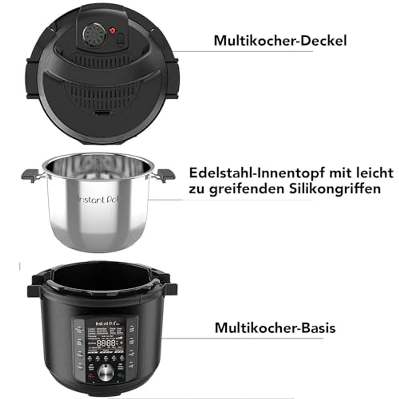 Instant Pot Pro 10-in-1-Elektro-Multikocher 