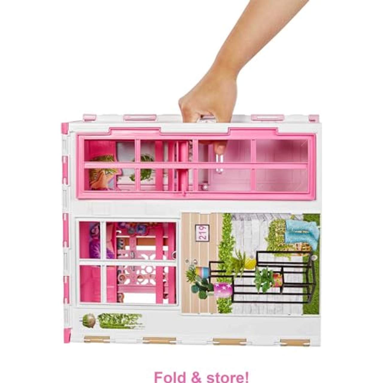 Barbie Puppenhaus mit Möbeln & Zubehör inklusive Haustierwelpe
