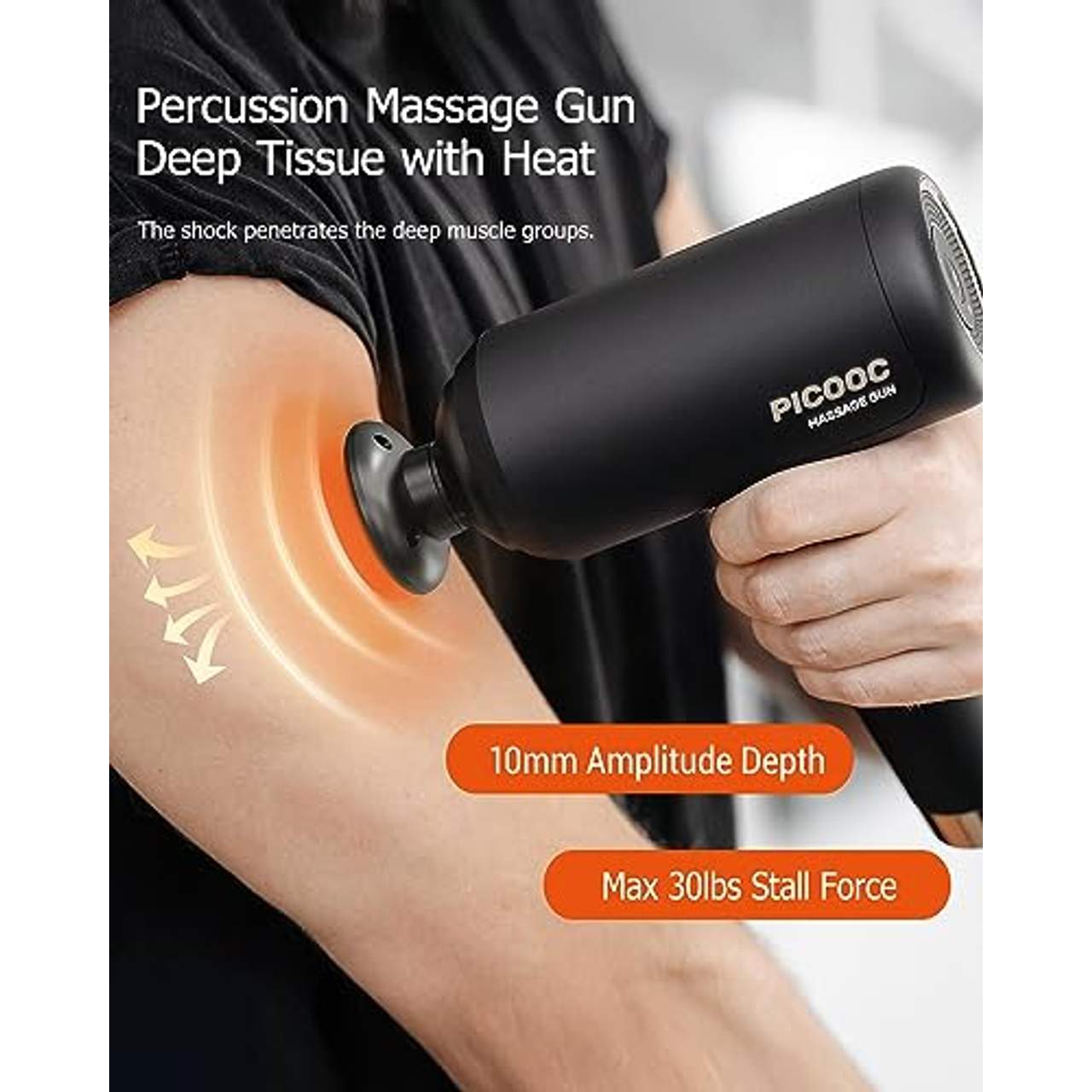 PICOOC Massagepistole mit Wärmefunktion