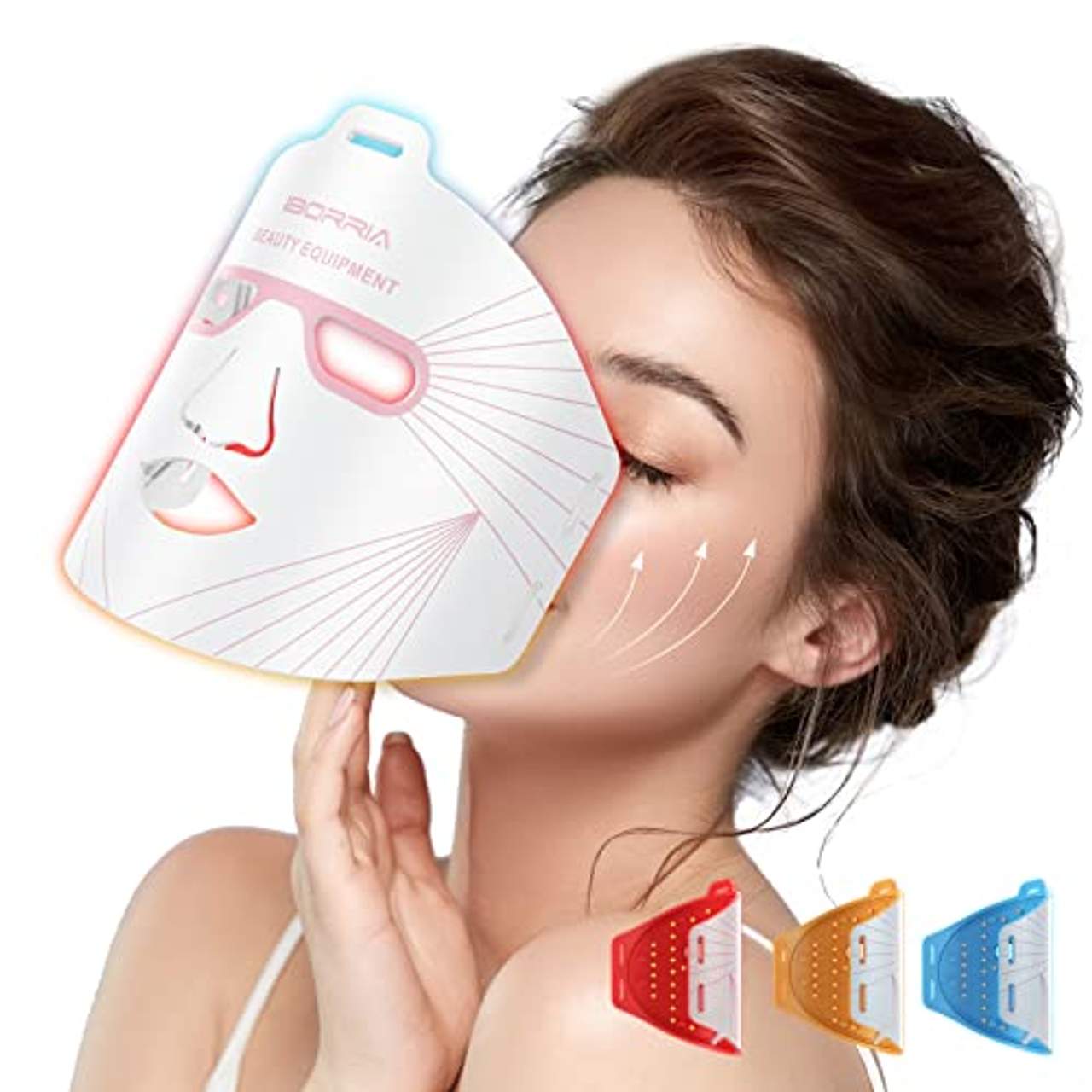 IBORRIA LED-Gesichtsmaske mit Rotlichttherapie