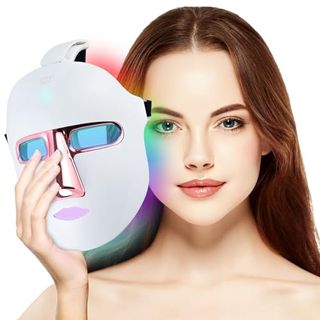 Rotlichttherapie LED Gesichtslichttherapie Maske Infrarot