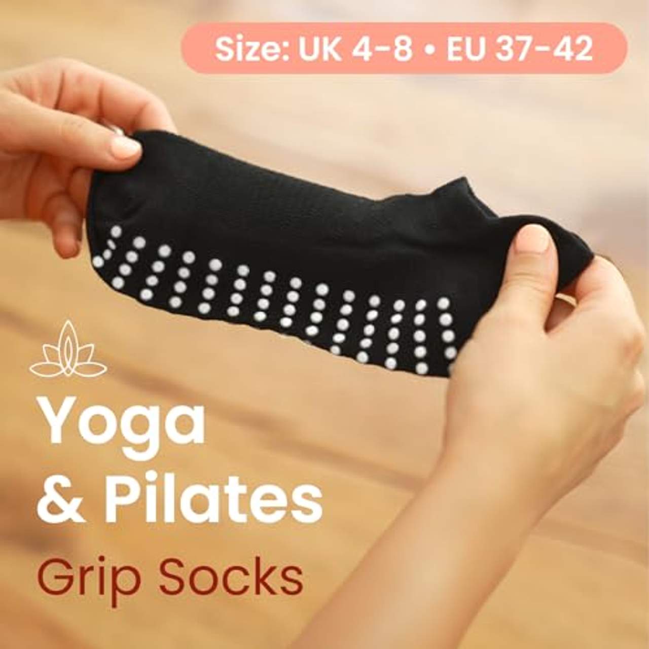 x3 Packung Pilates Socken